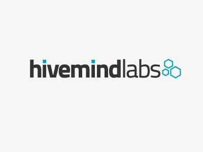 Hivemind Labs, Inc. black blue grey logo type typography white
