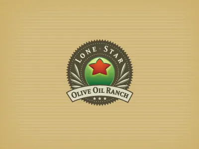 Lone Star crest olive olive oil ranch seal texas