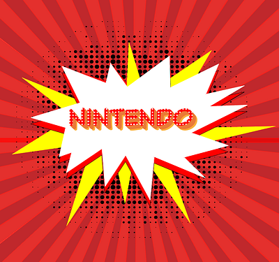 Pop Art Logo - Nintendo graphic design logo