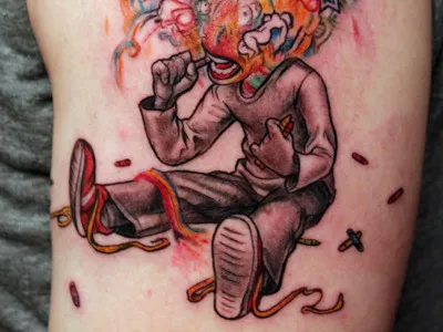Crayon Eater Tattoo crayon eater james jean shawn barber