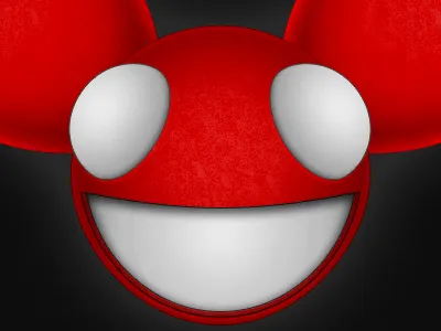 Hau5 of Mau5 deadmau5 house of mouse logo mouse red white