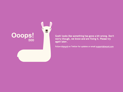 Lanyrd 500 page: Llana the Lanyrd drama Llama 500 lanyrd llama pink