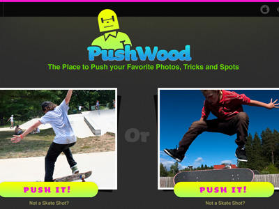 PushWood contest geotag photo contest app pushwood sauna skateboarding