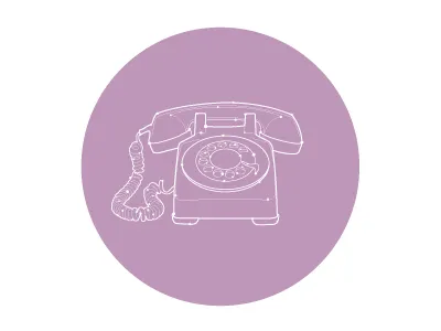 Phone illustration phone purple zodiac