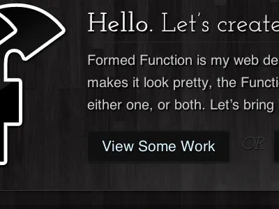 Formed Function dot com v2 dark type wood