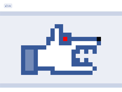 Like you like a dog... bark button dog facebook hand hound icon incomprehensibility like teeth thumb tooth unlike up