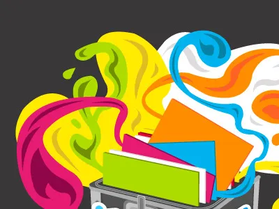 Colourful creation colour illustration