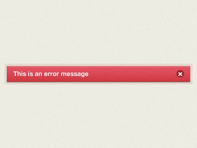 Error Message