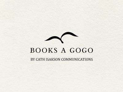 Books a GoGo - Cath Isakson logo typography