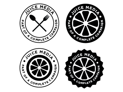 Like a fruit sticker logo