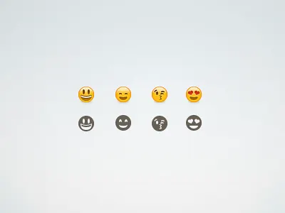 Tabs: Emoticon emoji emoteicon emotes emoticon emoticons glyph grey icons simple smiles smiley tabs white yellow