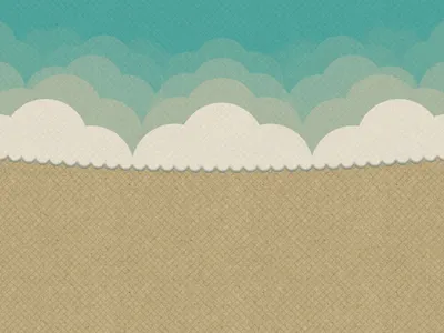 Layout Concept clouds layout retro texture