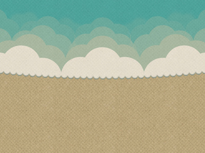 Layout Concept clouds layout retro texture