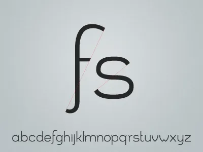 fs font lowercase regular