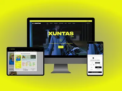 Xuntas - Women's Golf Non-profit app best branding design dev engaging figma golf nextjs non platform profit shopify sport ui web women wordpress xuntas