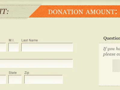 Form Details design form give texture typography ui web