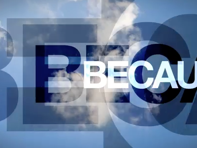 because after effects animation blue clouds corporate design helvetica layers motion typography video