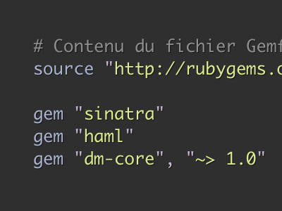 Introduction to Sinatra slideshow bundler keynote monaco sinatra slideshow