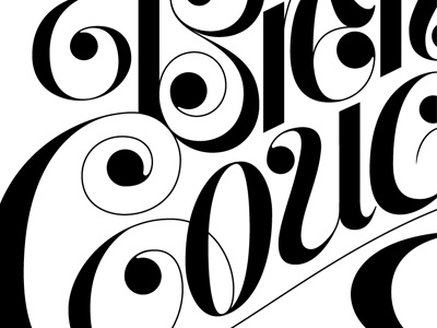 Teaser friends of type lettering