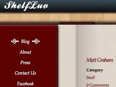 ShelfLuv Blog blog book old red brown ribbon wood