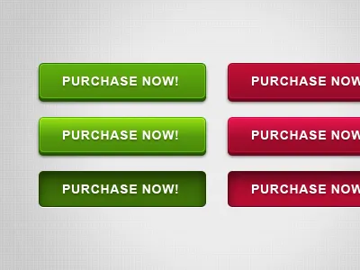 3D Buttons 3d button green pink