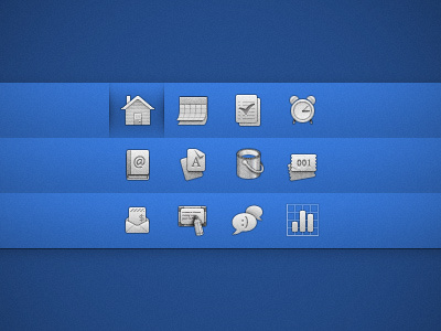Icons address book buttons calendar chart dashboard design discussion document graph icons invoice nav report task ticket timecard ui ux whiteboard