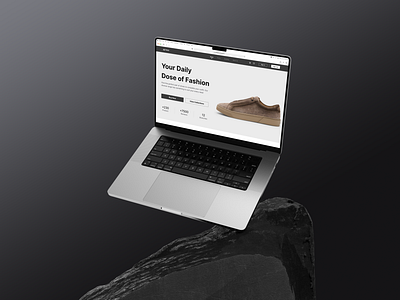 Landing Page for Online Shoes Marketplace landing page ui ux web design