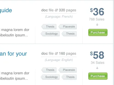 Search results: Feedback Please! green interface results search