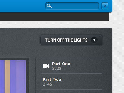 Video part nav blue facit gray navigation search video