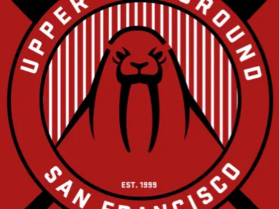 Upper Playground / Baseball Emblem baseball design and wonder make believe upper playground