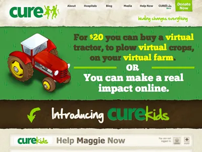 cure.org/relevant landing page promo relevant magazine