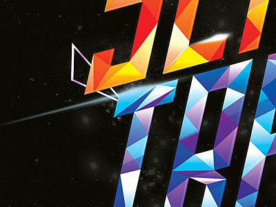 Designcollector black colorful design designcollector funk illustration poland rebeliarts stars triangles zalot