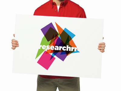 Researchrr Logo colors identity logo logotype researchrr web app