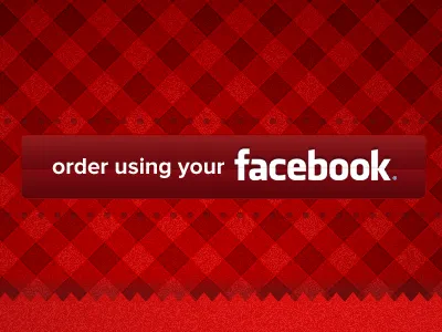 Fresh Slice button facebook pizza red web webdesign