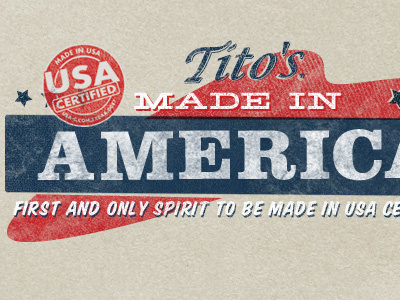 Tito's QR Promo americana claredon lone star signpainter