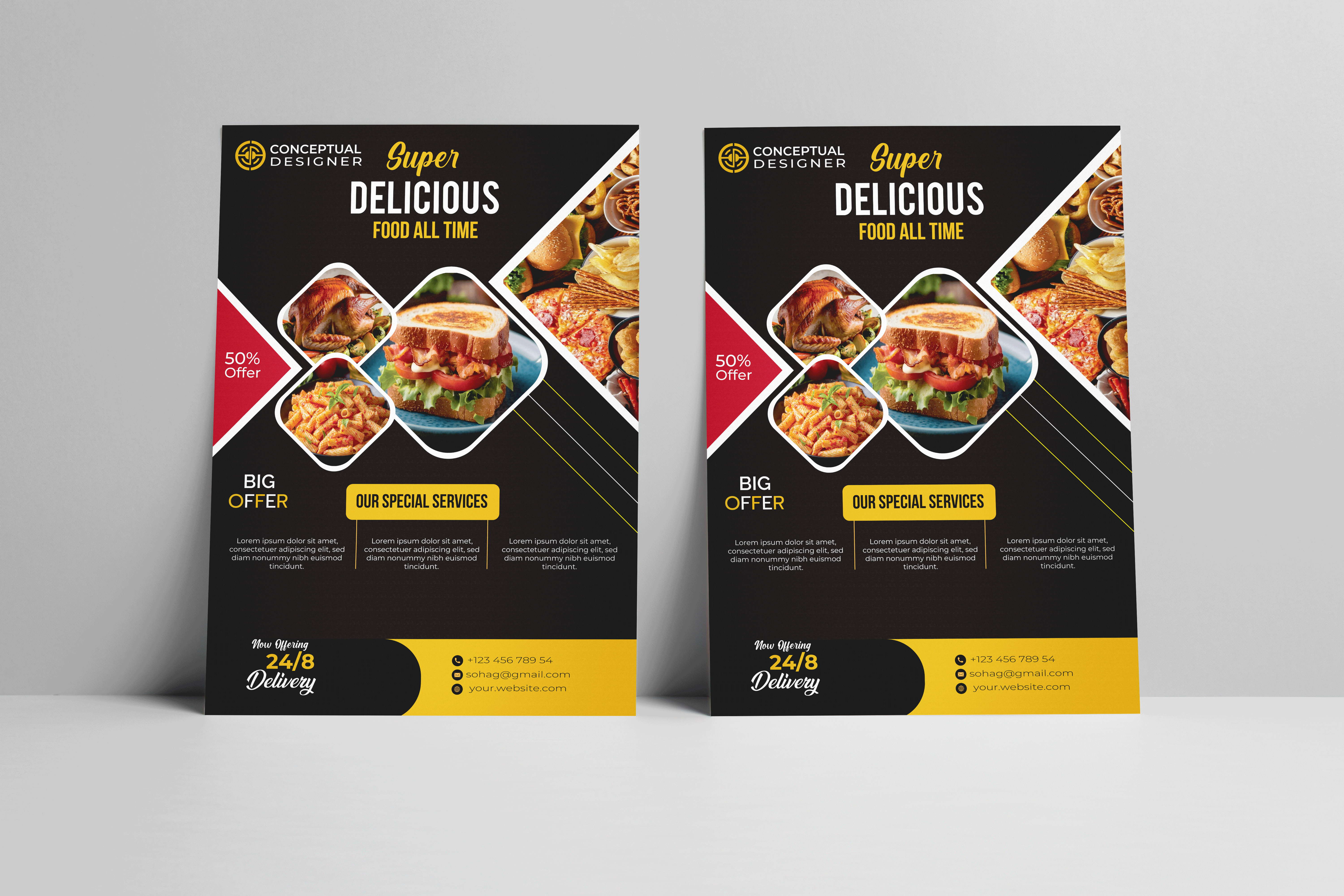 Food Flayer Design brandidentity branding design flyerdesigns food fooddesign foodflyer foodflyers foodflyersdesign foodmenudesign graphic design illustator menudesign photoshop printdesign res restaurantdesign restaurants