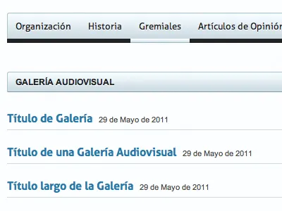 nav and galleries list list nav navigation