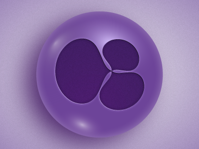 Lacunarity ball glass icon label logo music vector