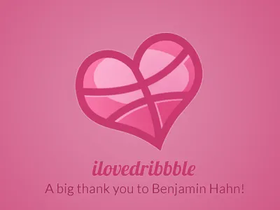 ilovedribbble brand dribbble logo