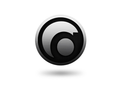 Silvera aptera black email icon illustration logo metal silver steel