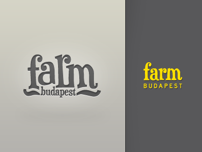 Farm logo drafts logo typo