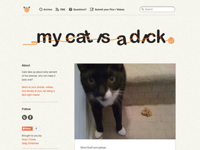 mycatisadick.com