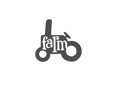 Farm logo tractor