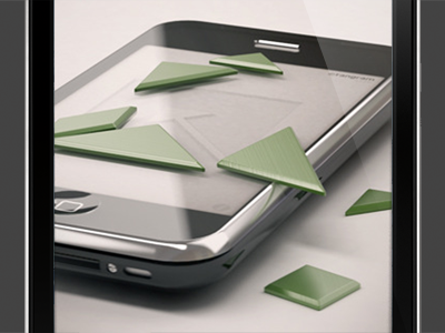 ©Tangram splash screen 3d device eppz ios iphone pieces puzzle splash screen tangram ui