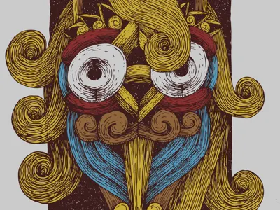 The Horse art bountylist drawing illustration tribal