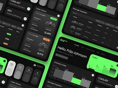Dashboard Design: Inventory Management animation app branding dashboard design ui uiux
