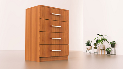 Chest drawer 3D Render 3d furniture