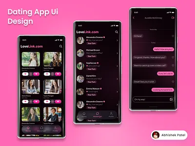 Dating Mobile App Ui Design appconcept appui datingapp designinspiration dribbble figmadesign loveapp mobileappdesign mobileui moderndesign productdesign swiperight uidesign uiuxdesign uxdesign