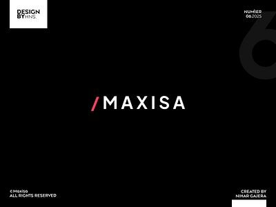 Day 6/100 | Maxisa | Logo_ Challenge | 100days100Logos