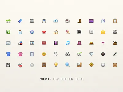 Micro 16px fun icons onepiece sidebar